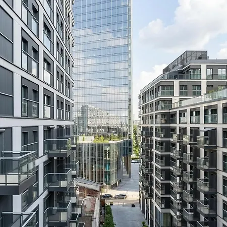 アパート Business - Two Bedrooms - Mennica Residence&166 ワルシャワ
